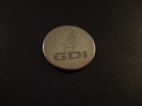 Mitsubishi logo (GDI )zilverkleurig